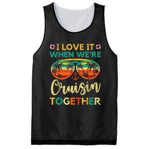 Cruise Ship Family Friends Matching Vacation Trip I Love It Mesh Reversible Basketball Jersey Tank