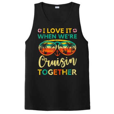 Cruise Ship Family Friends Matching Vacation Trip I Love It PosiCharge Competitor Tank