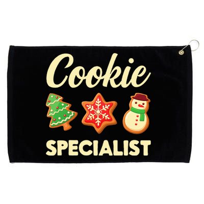 Cookie Specialist for Christmas Cookie Baker Eater Decorator  Grommeted Golf Towel