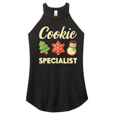 Cookie Specialist for Christmas Cookie Baker Eater Decorator  Women’s Perfect Tri Rocker Tank