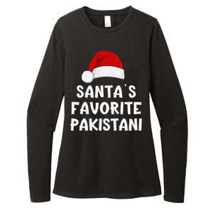 Christmas SantaS Favorite Pakistani Funny Pajama Pakistan Womens CVC Long Sleeve Shirt