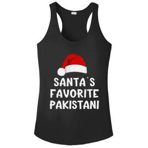 Christmas SantaS Favorite Pakistani Funny Pajama Pakistan Ladies PosiCharge Competitor Racerback Tank