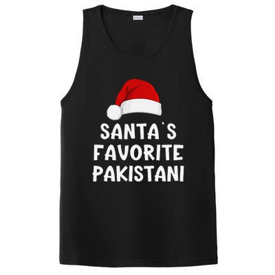 Christmas SantaS Favorite Pakistani Funny Pajama Pakistan PosiCharge Competitor Tank