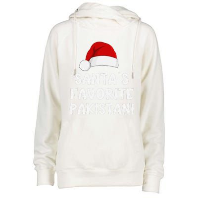 Christmas SantaS Favorite Pakistani Funny Pajama Pakistan Womens Funnel Neck Pullover Hood