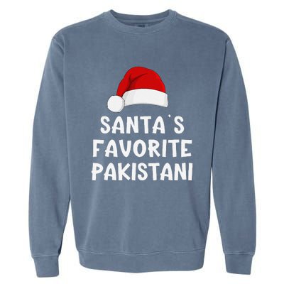 Christmas SantaS Favorite Pakistani Funny Pajama Pakistan Garment-Dyed Sweatshirt