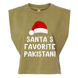 Christmas SantaS Favorite Pakistani Funny Pajama Pakistan Garment-Dyed Women's Muscle Tee