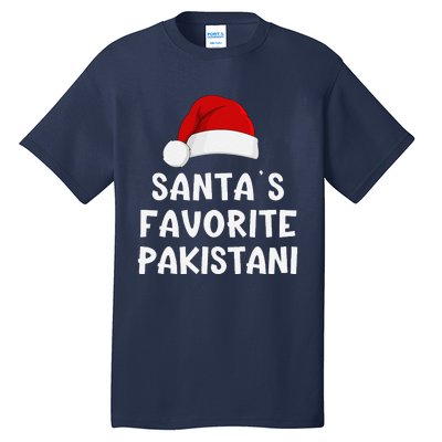 Christmas SantaS Favorite Pakistani Funny Pajama Pakistan Tall T-Shirt