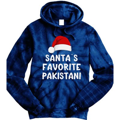 Christmas SantaS Favorite Pakistani Funny Pajama Pakistan Tie Dye Hoodie