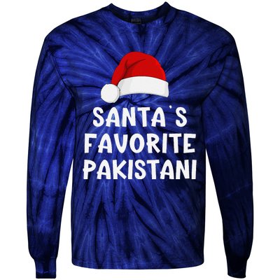 Christmas SantaS Favorite Pakistani Funny Pajama Pakistan Tie-Dye Long Sleeve Shirt