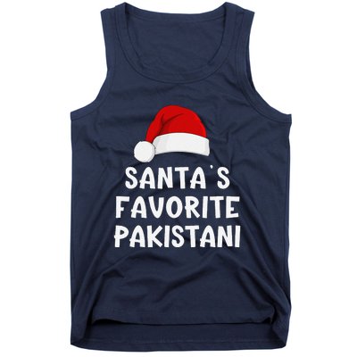 Christmas SantaS Favorite Pakistani Funny Pajama Pakistan Tank Top