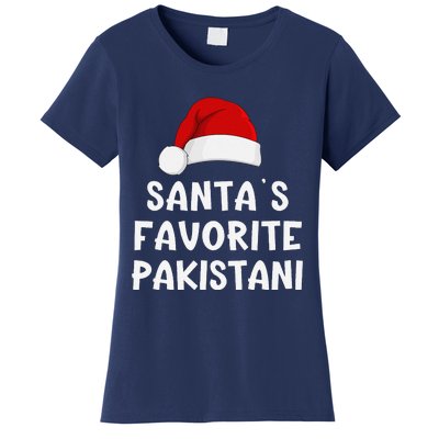 Christmas SantaS Favorite Pakistani Funny Pajama Pakistan Women's T-Shirt