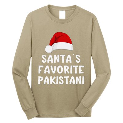 Christmas SantaS Favorite Pakistani Funny Pajama Pakistan Long Sleeve Shirt