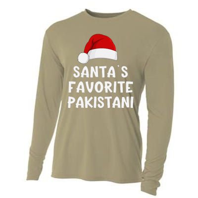 Christmas SantaS Favorite Pakistani Funny Pajama Pakistan Cooling Performance Long Sleeve Crew