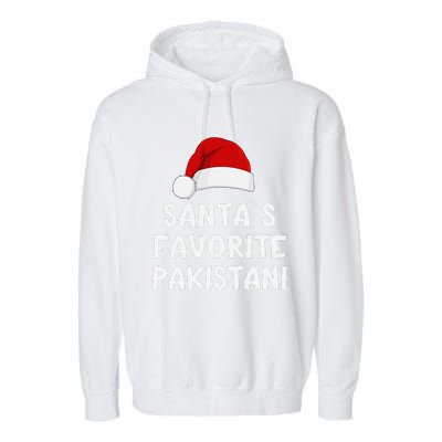 Christmas SantaS Favorite Pakistani Funny Pajama Pakistan Garment-Dyed Fleece Hoodie