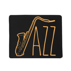 Cool Saxophone For Women Jazz Music Band Musician Player Mousepad