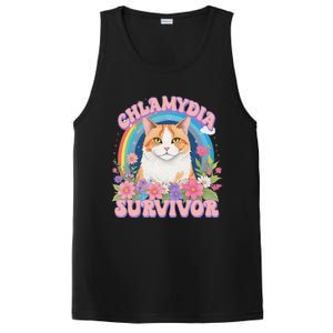 Chlamydia Survivor Funny Cat Meme PosiCharge Competitor Tank