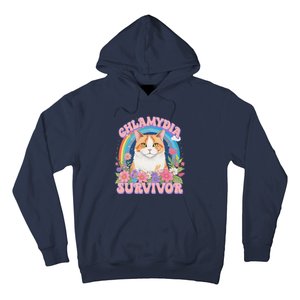 Chlamydia Survivor Funny Cat Meme Hoodie