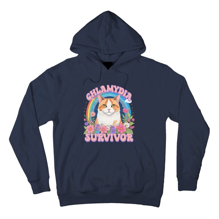 Chlamydia Survivor Funny Cat Meme Hoodie