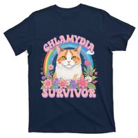 Chlamydia Survivor Funny Cat Meme T-Shirt