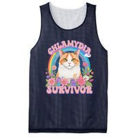 Chlamydia Survivor Funny Cat Meme Mesh Reversible Basketball Jersey Tank