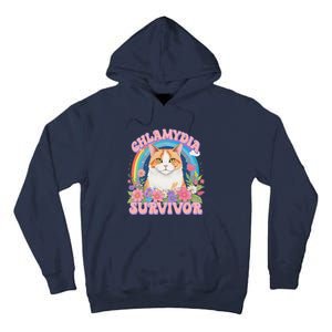 Chlamydia Survivor Funny Cat Meme Tall Hoodie