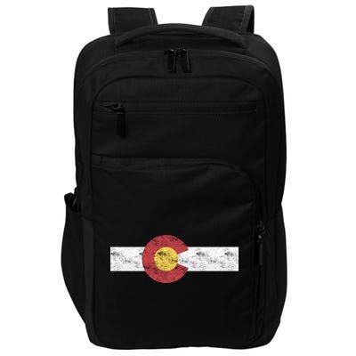 Colorado State Flag Gift Patriotic Colorado Day Gift Impact Tech Backpack