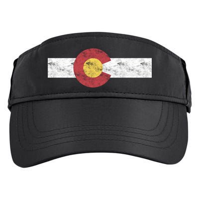Colorado State Flag Gift Patriotic Colorado Day Gift Adult Drive Performance Visor