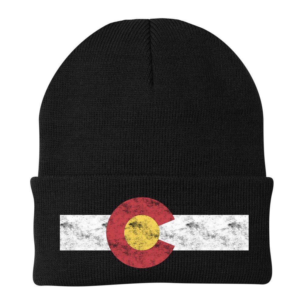 Colorado State Flag Gift Patriotic Colorado Day Gift Beanie