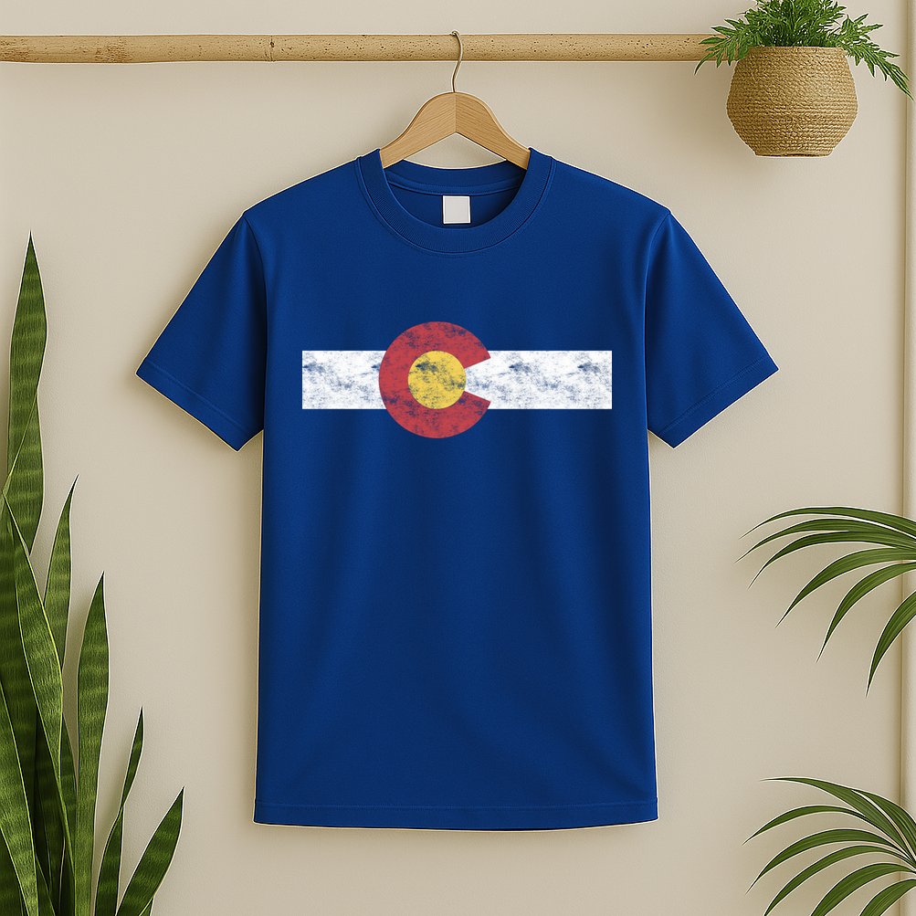 Colorado State Flag Gift Patriotic Colorado Day Gift T-Shirt
