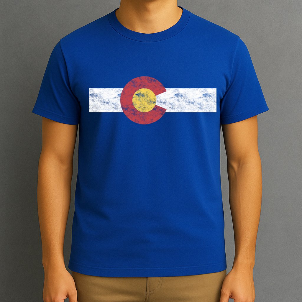Colorado State Flag Gift Patriotic Colorado Day Gift T-Shirt