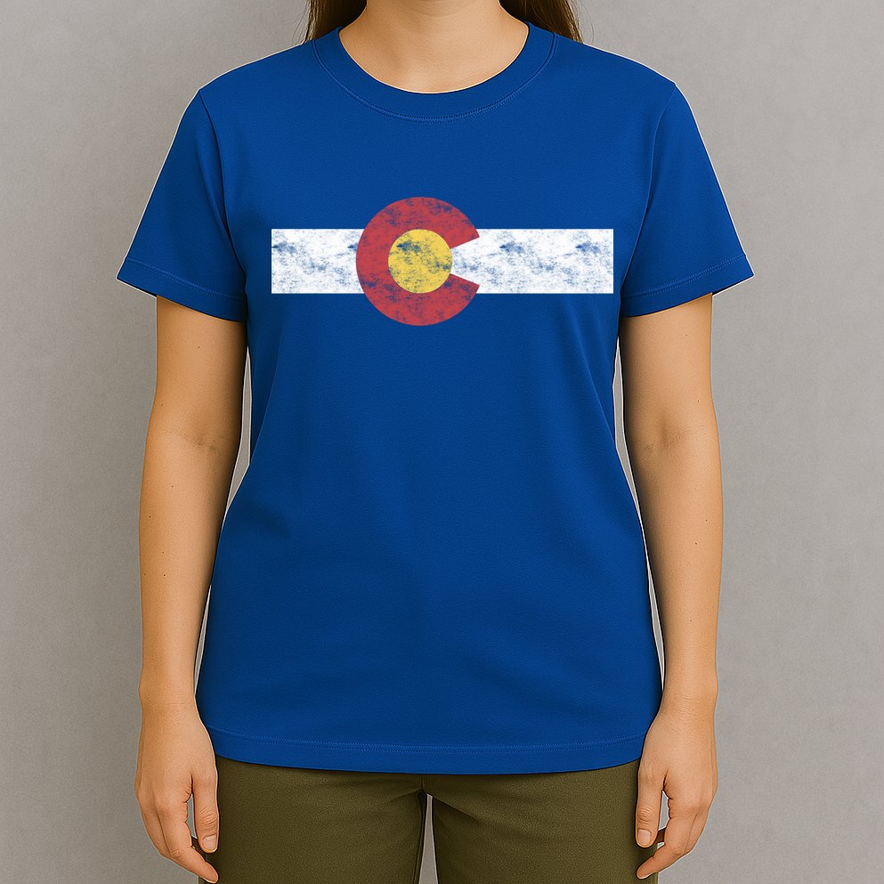 Colorado State Flag Gift Patriotic Colorado Day Gift T-Shirt