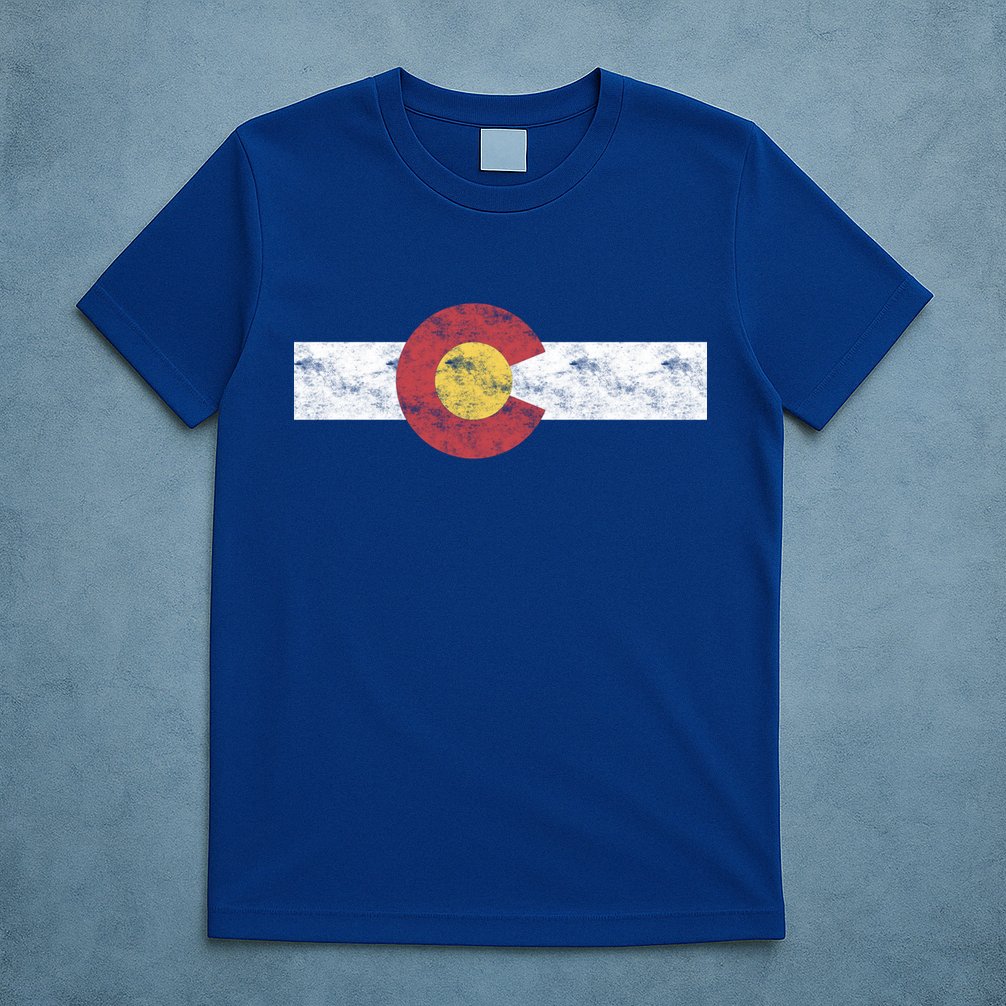 Colorado State Flag Gift Patriotic Colorado Day Gift T-Shirt