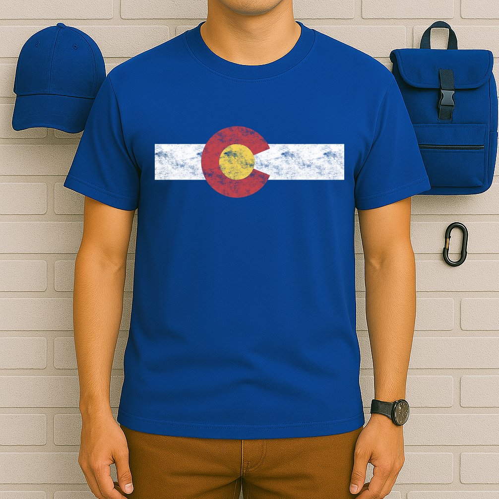 Colorado State Flag Gift Patriotic Colorado Day Gift T-Shirt