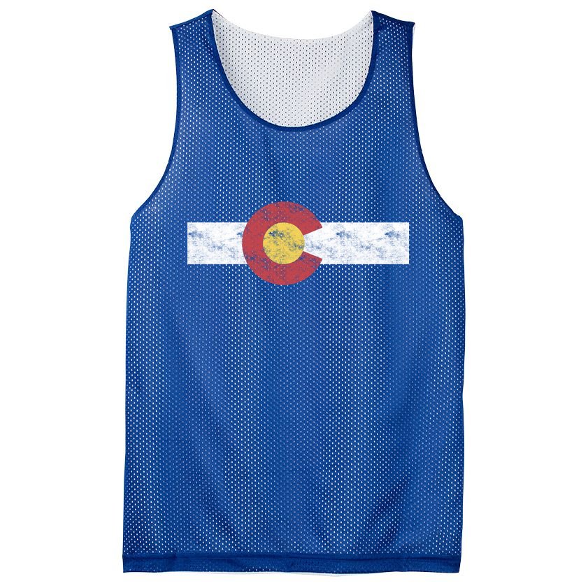 Colorado State Flag Gift Patriotic Colorado Day Gift Mesh Reversible Basketball Jersey Tank
