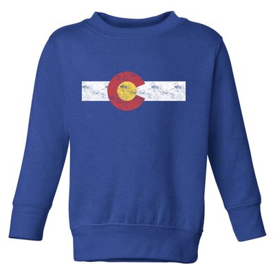 Colorado State Flag Gift Patriotic Colorado Day Gift Toddler Sweatshirt