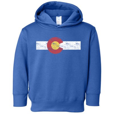 Colorado State Flag Gift Patriotic Colorado Day Gift Toddler Hoodie