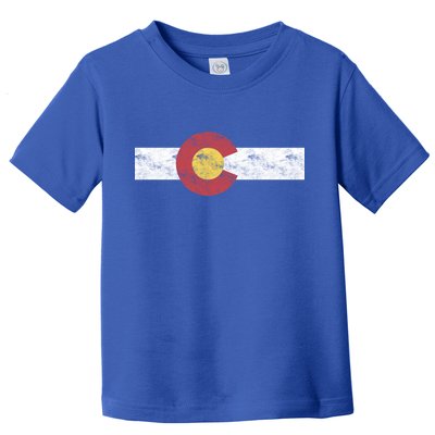 Colorado State Flag Gift Patriotic Colorado Day Gift Toddler T-Shirt