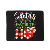 Christmas Santa's Favorite Ho Xmas Pajama Funny Naughty Mousepad