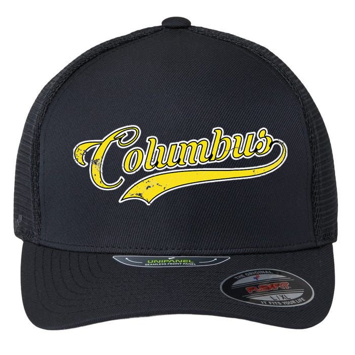 Columbus Soccer Fan Vintage Flexfit Unipanel Trucker Cap