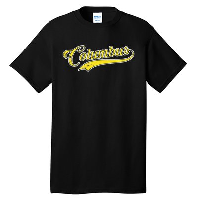 Columbus Soccer Fan Vintage Tall T-Shirt