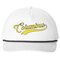 Columbus Soccer Fan Vintage Snapback Five-Panel Rope Hat