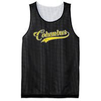 Columbus Soccer Fan Vintage Mesh Reversible Basketball Jersey Tank