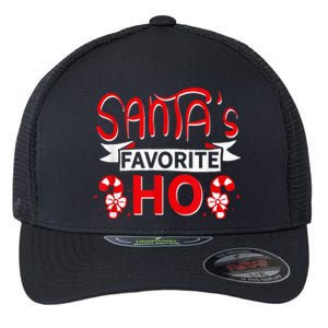 Christmas Santa's Favorite HO |  Wo Gift Shirt Flexfit Unipanel Trucker Cap