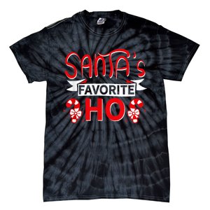 Christmas Santa's Favorite HO |  Wo Gift Shirt Tie-Dye T-Shirt