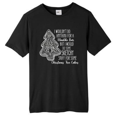 Christmas Shirts For Christmas Tree Cake Cute Graphic Tees Funny Tr Tall Fusion ChromaSoft Performance T-Shirt