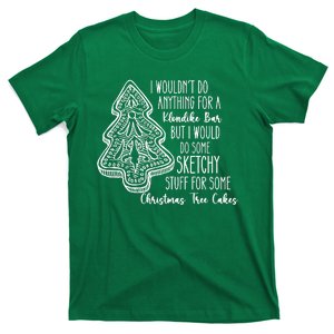 Christmas Shirts For Christmas Tree Cake Cute Graphic Tees Funny Tr T-Shirt