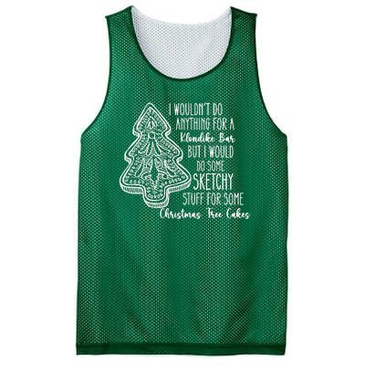 Christmas Shirts For Christmas Tree Cake Cute Graphic Tees Funny Tr Mesh Reversible Basketball Jersey Tank