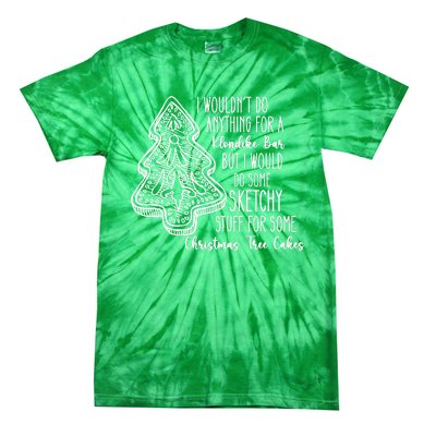 Christmas Shirts For Christmas Tree Cake Cute Graphic Tees Funny Tr Tie-Dye T-Shirt