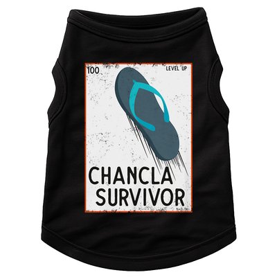 Chancla Survivor Funny Spanish Joke Doggie Tank