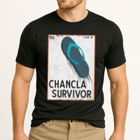 Chancla Survivor Funny Spanish Joke Cooling Performance Crew T-Shirt